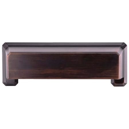 3 And 3-3/4 Center To Center Charleston Cup Cabinet Pull Oil Rubbed Bronze Finish